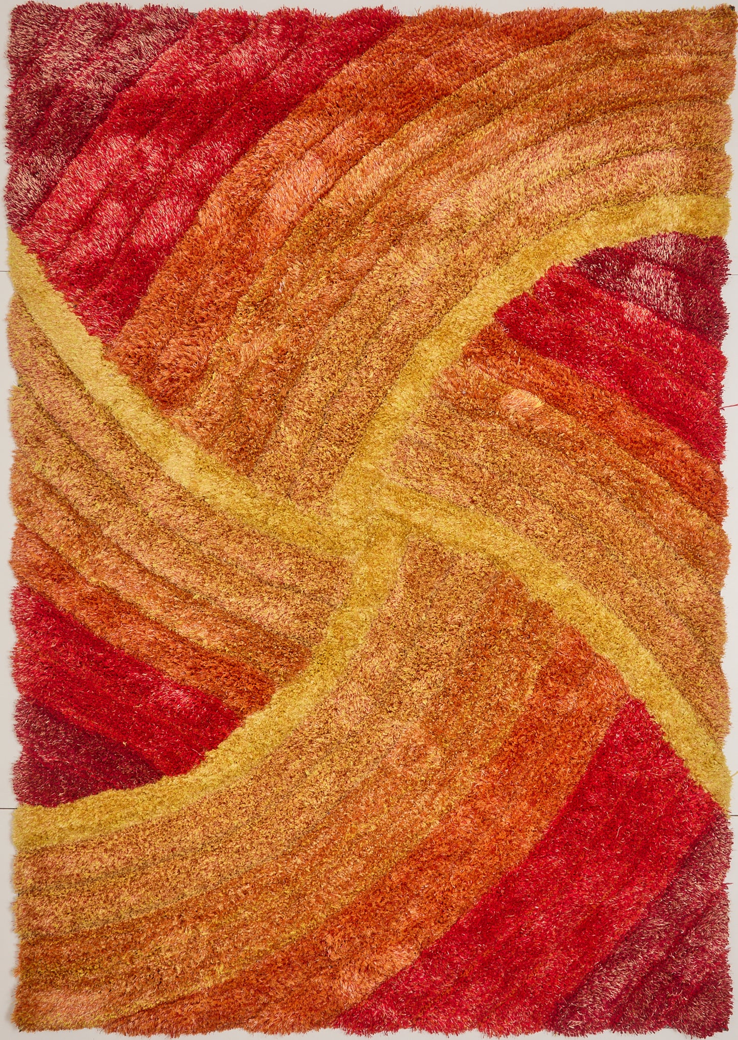 3D SHAGGY STELLA BURNT ORANGE