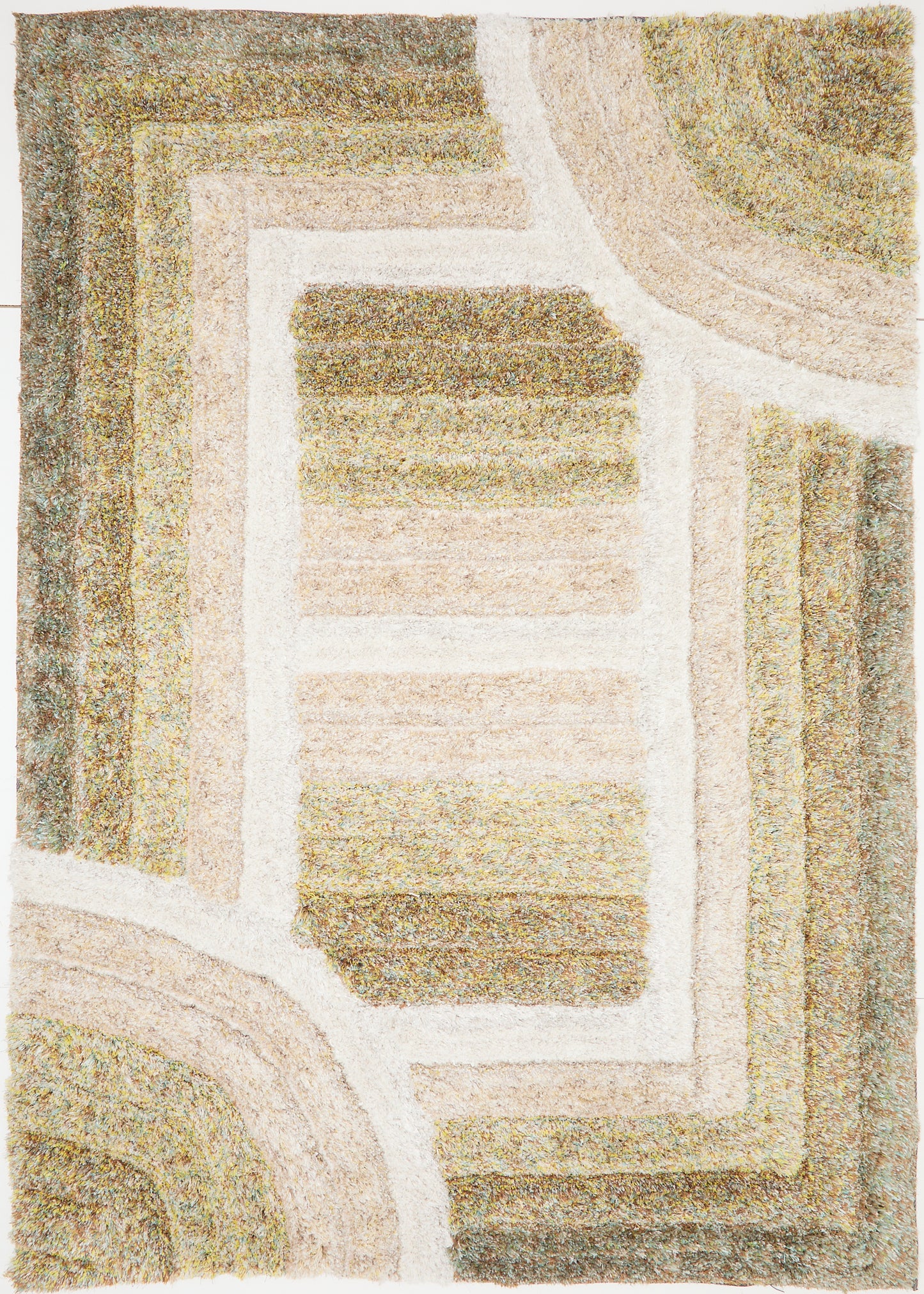 3D SHAGGY TRELLIS BROWN