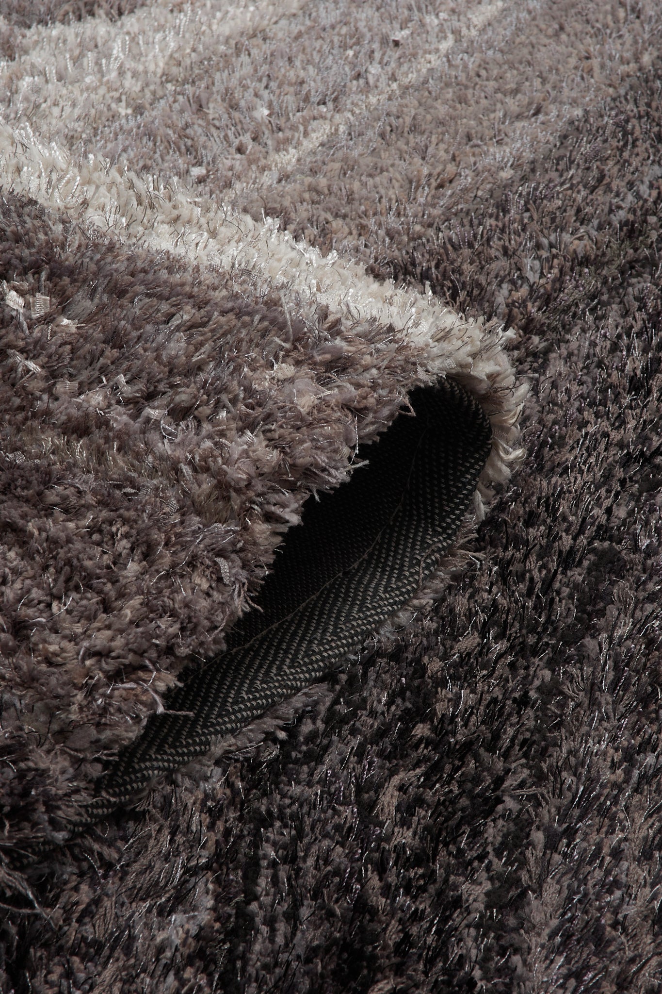 3D SHAGGY WAVE CHARCOAL