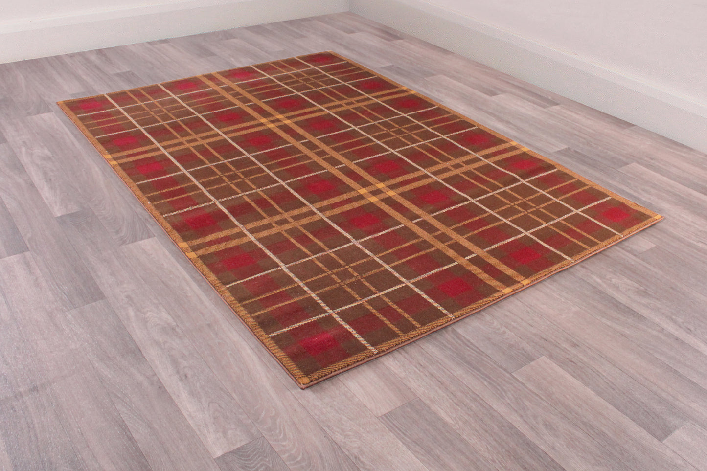 TARTAN CHECK BROWN