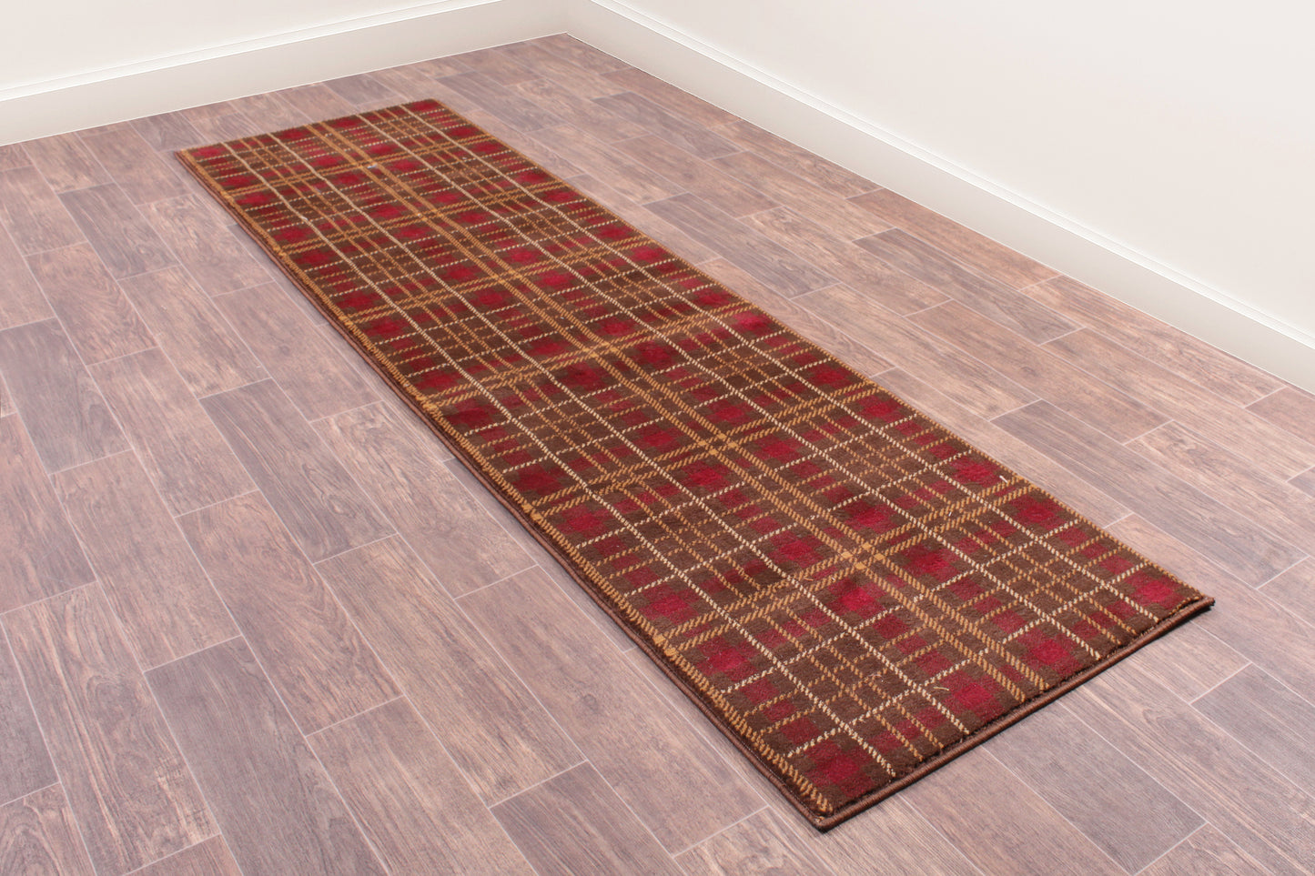 TARTAN CHECK BROWN