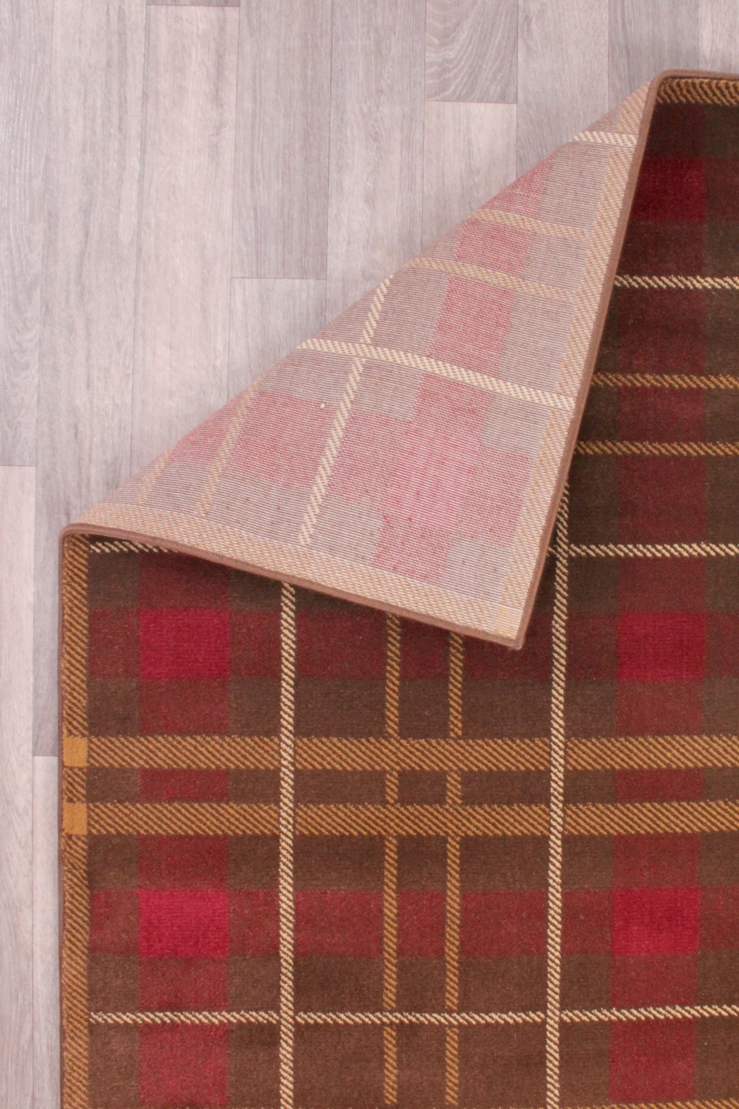TARTAN CHECK BROWN