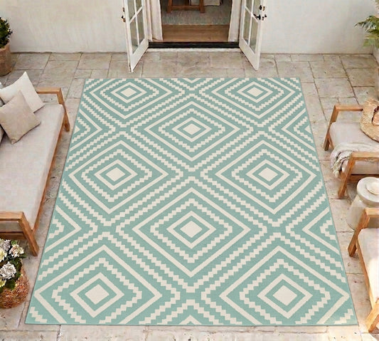 TERRACE LARGE DIAMOND AQUA
