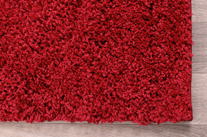 RETRO SHAGGY PLAIN RED