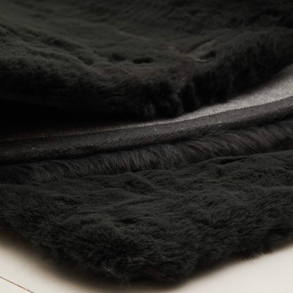 SUPER LUXE FAUX FUR CHARCOAL