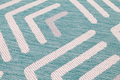 SUMMER BREEZE CHEVRON AQUA