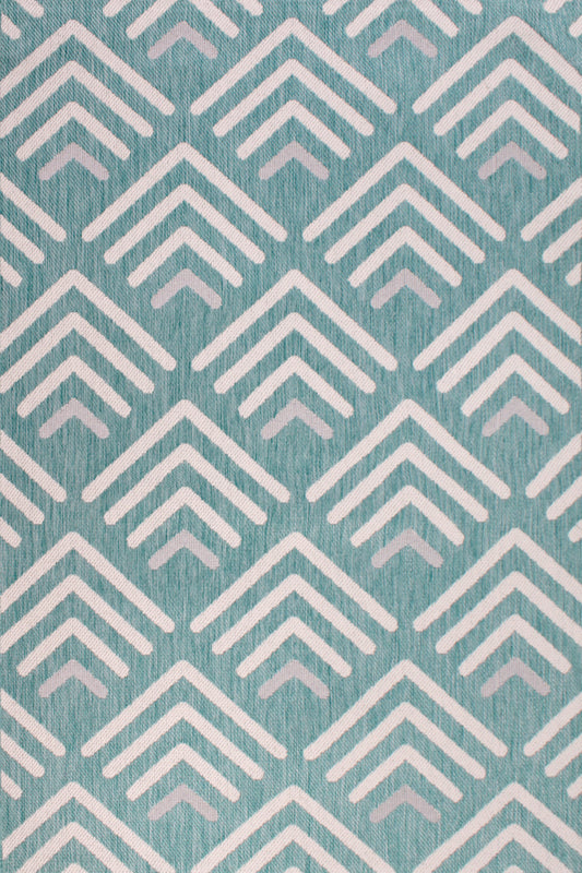 SUMMER BREEZE CHEVRON AQUA