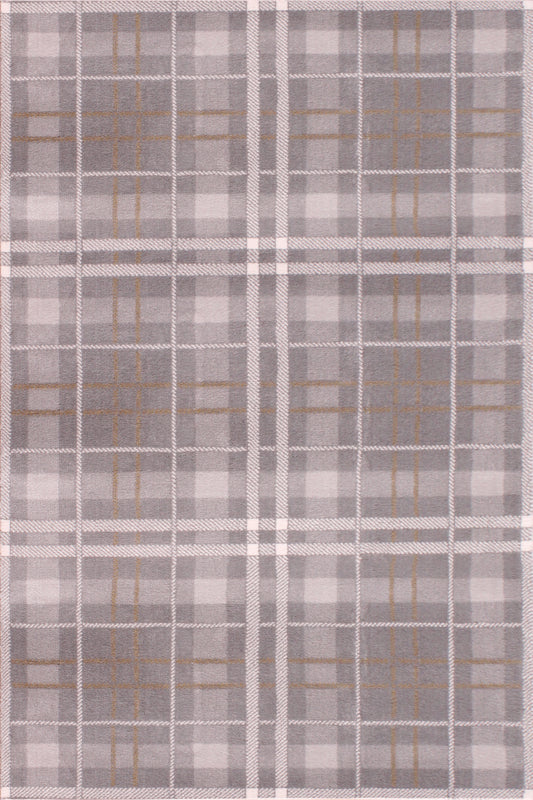 TARTAN CHECK GREY/OCHRE